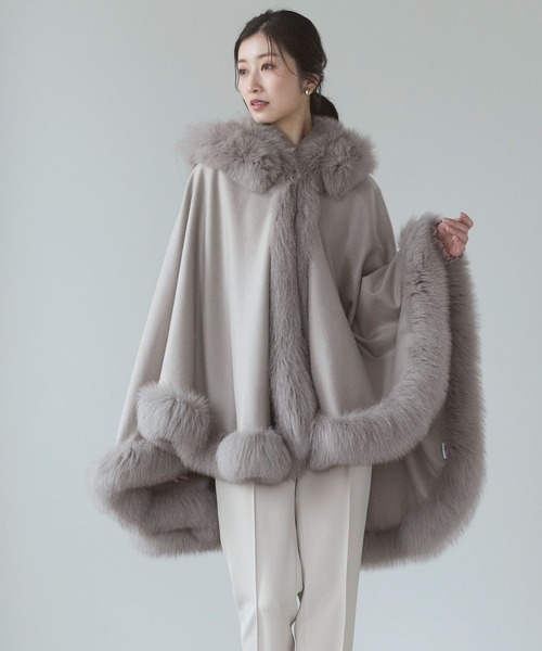 カシミヤケープ（ポンチョ）｜sankyo shokai（サンキョウショウカイ