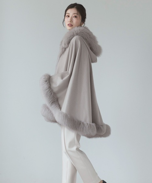 カシミヤケープ（ポンチョ）｜sankyo shokai（サンキョウショウカイ