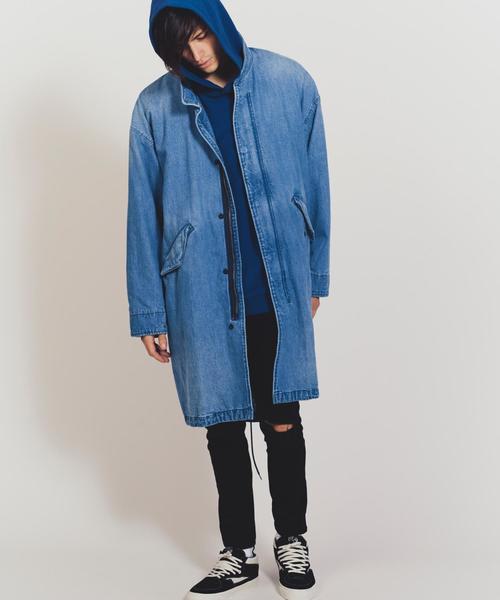 MONKEY TIME(モンキータイム)の「<monkey time> DISTRESSED ST/KATURAGI SKINNY/スキニーパンツ(デニムパンツ・メンズ・ブラック・LARGE/SMALL/X-LARGE/MEDIUM)」の4枚目の写真