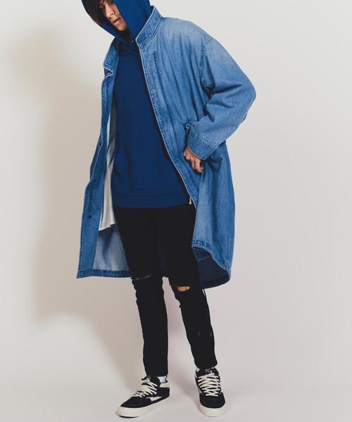 MONKEY TIME(モンキータイム)の「<monkey time> DISTRESSED ST/KATURAGI SKINNY/スキニーパンツ(デニムパンツ・メンズ・ブラック・LARGE/SMALL/X-LARGE/MEDIUM)」の5枚目の写真