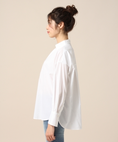 LOWRYS FARM(ローリーズファーム)の「スキッパーシャツ 784113 (シャツ/ブラウス・レディース・オフホワイト/ピンク/ホワイト系その他/ブルー・LARGE/MEDIUM)」の8枚目の写真