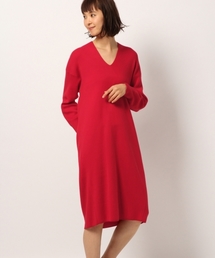 GLOBAL WORK | Vネックルーズニットワンピース/780393(ワンピース)