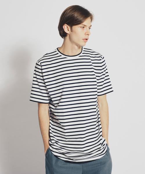 MONKEY TIME(モンキータイム)の「<monkey time> 40/2 TJK BORDER LONG TEE/Tシャツ(Tシャツ/カットソー・メンズ・その他1・LARGE/SMALL/X-LARGE/MEDIUM)」の1枚目の写真