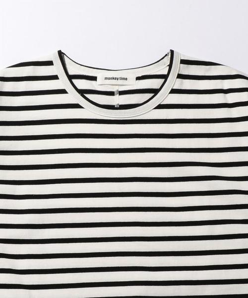 MONKEY TIME(モンキータイム)の「<monkey time> 40/2 TJK BORDER LONG TEE/Tシャツ(Tシャツ/カットソー・メンズ・その他1・LARGE/SMALL/X-LARGE/MEDIUM)」の5枚目の写真