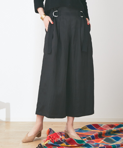 Abahouse Devinette（ドゥヴィネット）の「サイドDカンパンツ（その他パンツ・レディース・ブラック/カーキ/グリーン系その他4/ブラウン・36/38）」の2枚目の写真