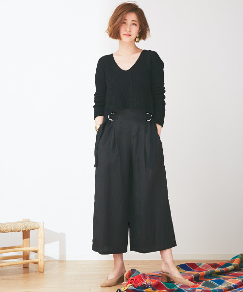 Abahouse Devinette（ドゥヴィネット）の「サイドDカンパンツ（その他パンツ・レディース・ブラック/カーキ/グリーン系その他4/ブラウン・36/38）」の14枚目の写真