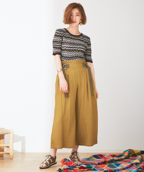 Abahouse Devinette（ドゥヴィネット）の「サイドDカンパンツ（その他パンツ・レディース・ブラック/カーキ/グリーン系その他4/ブラウン・36/38）」の15枚目の写真