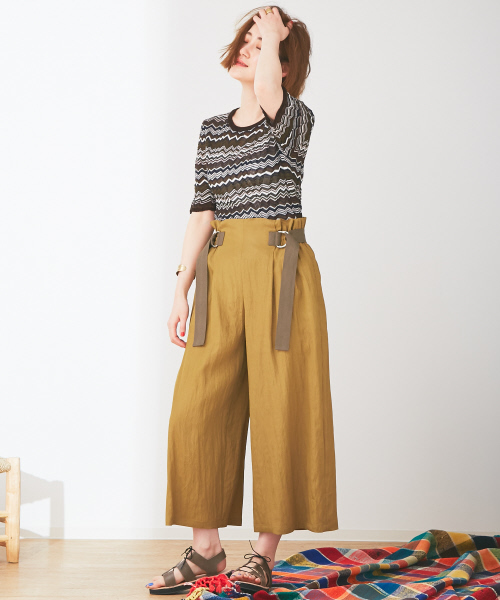 Abahouse Devinette（ドゥヴィネット）の「サイドDカンパンツ（その他パンツ・レディース・ブラック/カーキ/グリーン系その他4/ブラウン・36/38）」の16枚目の写真