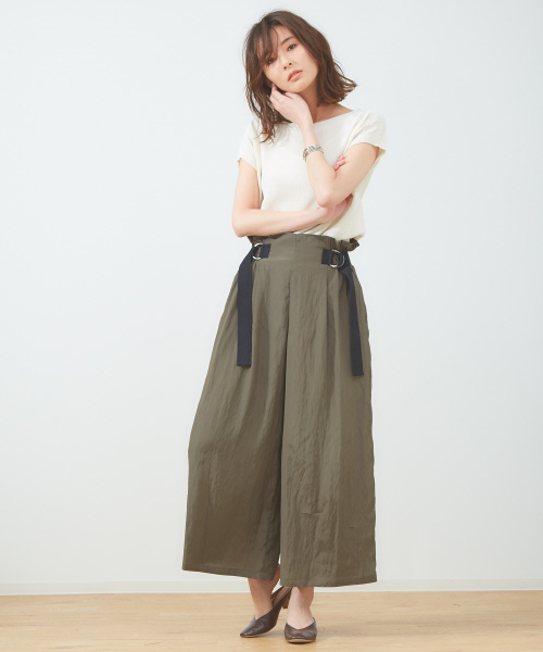 Abahouse Devinette（ドゥヴィネット）の「サイドDカンパンツ（その他パンツ・レディース・ブラック/カーキ/グリーン系その他4/ブラウン・36/38）」の18枚目の写真