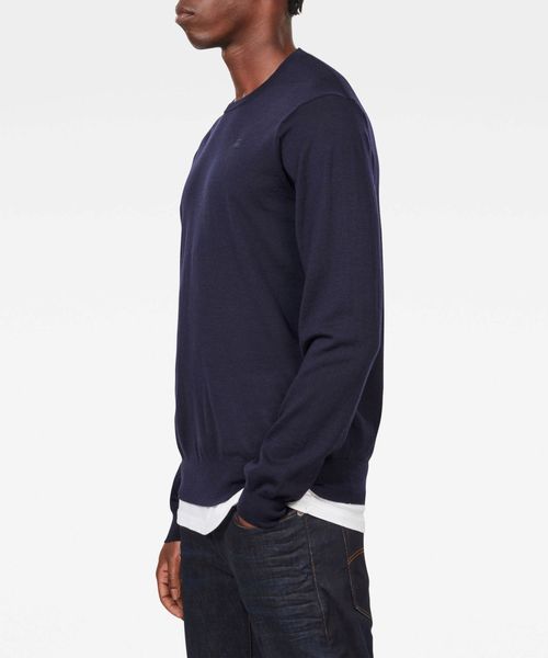 G-STAR（ジースター）の「Core Knit（ニット/セーター・メンズ・ダークブルー・SMALL/MEDIUM/LARGE/X-SMALL）」の11枚目の写真