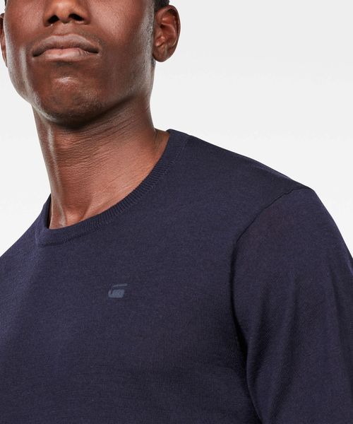 G-STAR（ジースター）の「Core Knit（ニット/セーター・メンズ・ダークブルー・SMALL/MEDIUM/LARGE/X-SMALL）」の9枚目の写真