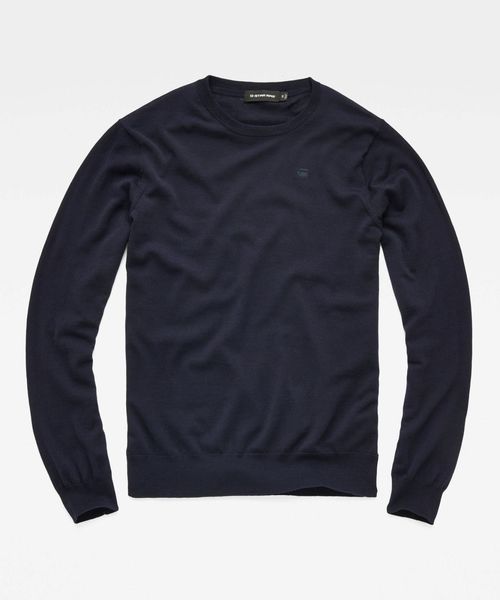 G-STAR（ジースター）の「Core Knit（ニット/セーター・メンズ・ダークブルー・SMALL/MEDIUM/LARGE/X-SMALL）」の8枚目の写真