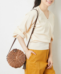 RIVE DROITE | サークルラタンバッグ-(ハンドバッグ)