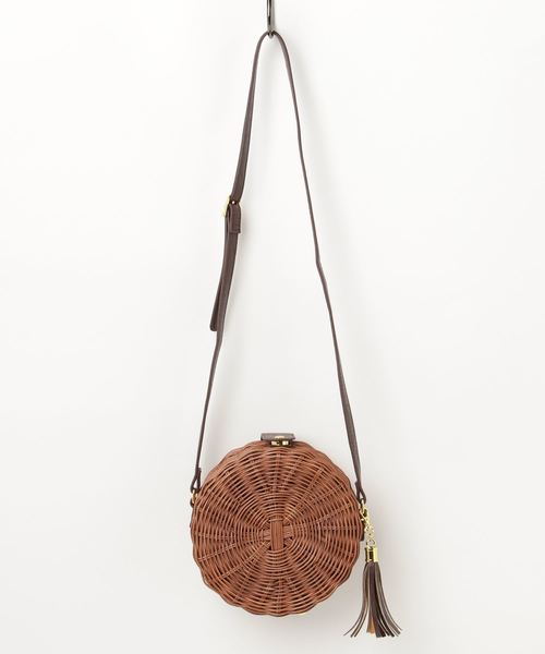 RIVE DROITE（リヴドロワ）の「サークルラタンバッグ-（ハンドバッグ・レディース・ブラック/ブラウン・FREE）」の8枚目の写真