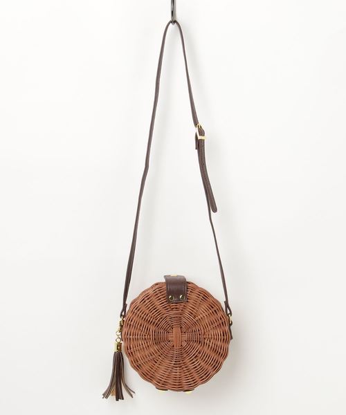 RIVE DROITE（リヴドロワ）の「サークルラタンバッグ-（ハンドバッグ・レディース・ブラック/ブラウン・FREE）」の5枚目の写真