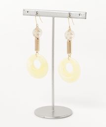 【Uloue】アクリルリングのピアス
