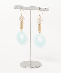 【Uloue】アクリルリングのピアス