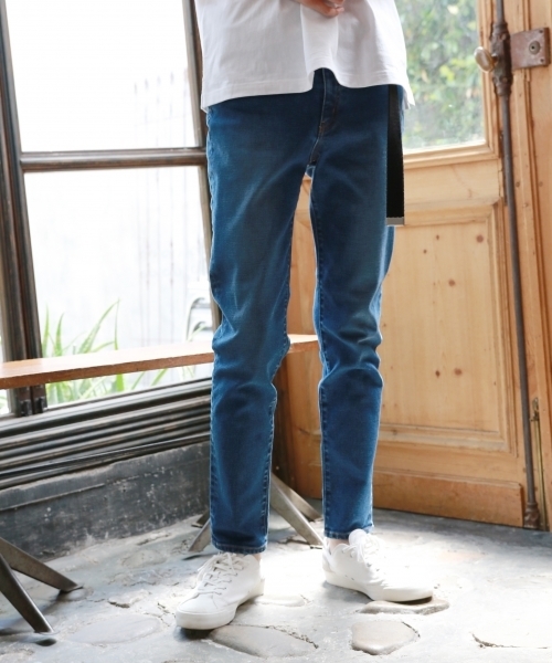 niko and...（ニコアンド）の「5ポケットスキニーデニムパンツ（デニムパンツ・メンズ・ブラック/ネイビー/ブルー・SMALL/MEDIUM/LARGE）」の3枚目の写真