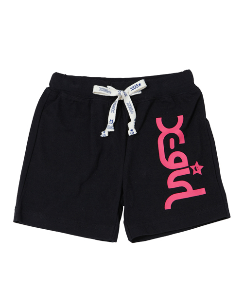 X-girl Stages（エックスガールステージス）の「BASIC HALF PANT （4T～7T）（その他パンツ・キッズ・ブラック/レッド/ピンク/ネイビー・4T/5T/6T/7T）」の2枚目の写真