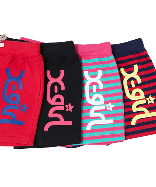 X-girl Stages（エックスガールステージス）の「BASIC HALF PANT （4T～7T）（その他パンツ・キッズ・ブラック/レッド/ピンク/ネイビー・4T/5T/6T/7T）」の8枚目の写真