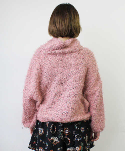 mystic(ミスティック)の「【カタログ掲載】ハイネックニットソーP/O(ニット/セーター・レディース・ブラック/グレー/ライトグレー/ピンク・フリ-)」の8枚目の写真