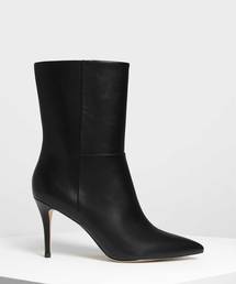 クラシック ポインテッド カフブーツ / Classic Pointed Calf Boots