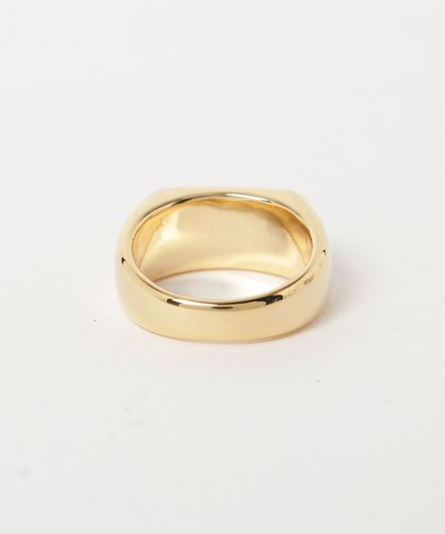 TODAYFUL（トゥデイフル）の「スクエアプレートリング（リング・レディース・シルバー/ゴールド・#13/#11）」の3枚目の写真