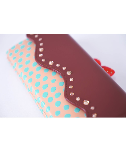 tsumori chisato CARRY(ツモリチサトキャリー)の「いちご 長財布(財布・レディース・ベージュ/レッド/グリーン・FREE)」の6枚目の写真