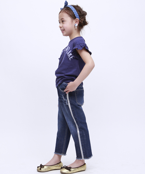 RUGGEDWORKS（ラゲッドワークス）の「キッズ デニム無地 ロングパンツ（デニムパンツ・キッズ・Royal/LT.Blue・110cm/120cm/130cm/140cm/90cm/100cm）」の8枚目の写真