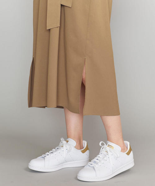 BEAUTY&YOUTH UNITED ARROWS（ビューティーアンドユースユナイテッドアローズ）の「BY スキッパースタンドカラーシャツワンピース ◆（ワンピース・レディース・ベージュ/オリーブ・MEDIUM/SMALL）」の12枚目の写真