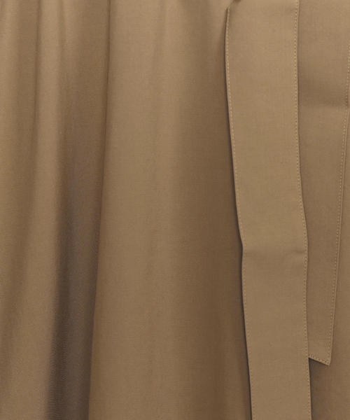 BEAUTY&YOUTH UNITED ARROWS（ビューティーアンドユースユナイテッドアローズ）の「BY スキッパースタンドカラーシャツワンピース ◆（ワンピース・レディース・ベージュ/オリーブ・MEDIUM/SMALL）」の3枚目の写真