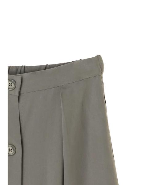 Editt by YECCA VECCA（エディットバイイェッカヴェッカ）の「P.テンセル釦フレアスカート（スカート・レディース・カーキ/ラベンダー/ライトベージュ・FREE）」の8枚目の写真