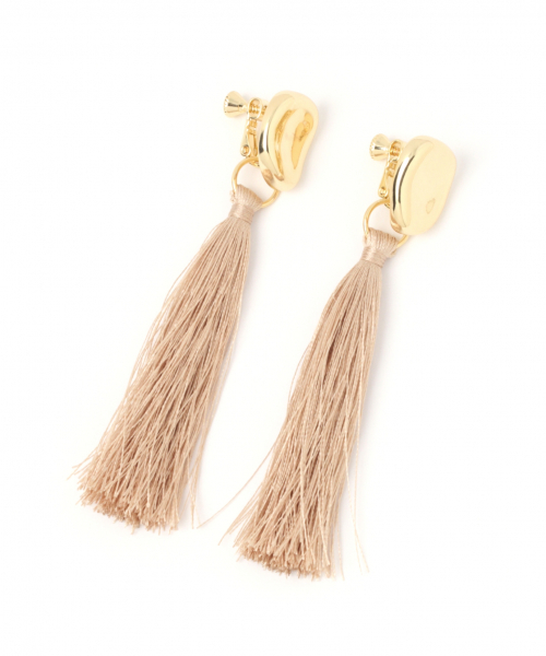 GLOBAL WORK(グローバルワーク)の「2WAYフリンジイヤリング/835628(イヤリング・レディース・ブルー/ベージュ/ブラウン・FREE)」の11枚目の写真