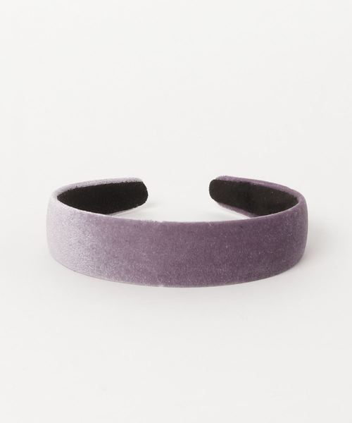 WEGO(ウィゴー)の「WEGO/ワイドベロアカチューシャ(カチューシャ・レディース・ブラック/ブラウン/パープル/ワイン・FREE)」の1枚目の写真