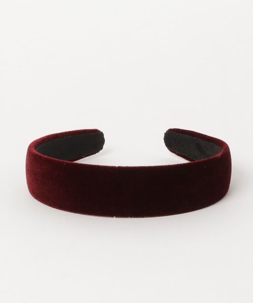 WEGO(ウィゴー)の「WEGO/ワイドベロアカチューシャ(カチューシャ・レディース・ブラック/ブラウン/パープル/ワイン・FREE)」の4枚目の写真