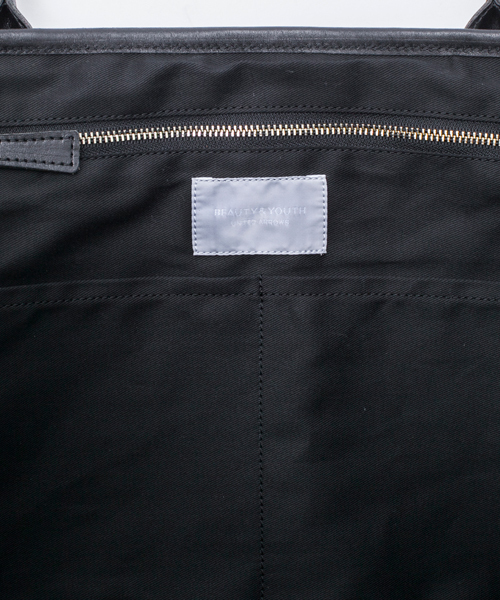 BEAUTY&YOUTH UNITED ARROWS（ビューティーアンドユースユナイテッドアローズ）の「BY ∴ コーティング コットン トートバッグ ¨◆（トートバッグ・メンズ・ネイビー/グレー/ダークグリーン/ブラック/コバルトブルー/その他1・フリー）」の9枚目の写真