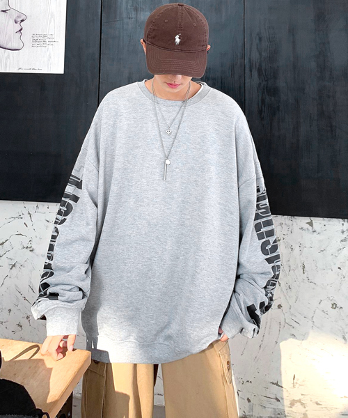 Neos ネオス の Neos Original Design スーパー ビッグシルエット ロゴ フォト デザイン スウェット トップス トレーナー スウェット Wear