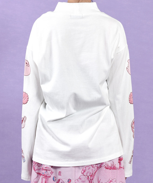 MILK（ミルク）の「ALICE ロングスリーブ　Tシャツ（Tシャツ/カットソー・レディース・オフホワイト/ピンク/サックスブルー・FREE）」の7枚目の写真