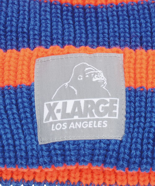XLARGE KIDS(エクストララージキッズ)の「OG BASIC KNIT CAP/ ニット帽(ニットキャップ/ビーニー・キッズ・ブラック/ネイビー/オレンジ・ONE SIZE)」の7枚目の写真