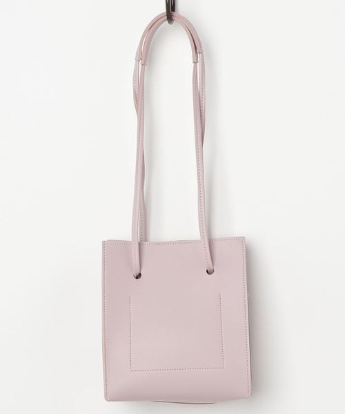 flower（フラワー）の「パステルレザーバッグ（ショルダーバッグ・レディース・パープル/ブラウン・FREE）」の5枚目の写真