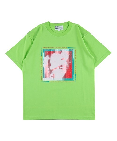 Sync.(スィンク)の「Sync.【KOSUKE KAWAMURA】TEE "MIRAGE"(Tシャツ/カットソー・メンズ・ホワイト/ブラック/ライム・MEDIUM/LARGE/X-LARGE/XX-LARGE/SMALL)」の1枚目の写真