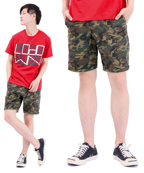 WEGO（ウィゴー）の「WEGO/カモフラショーツ（その他パンツ・メンズ・カーキ/ネイビー・LARGE/MEDIUM）」の12枚目の写真