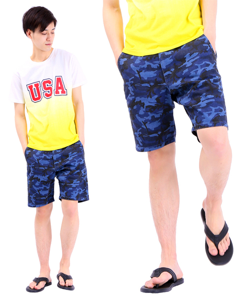 WEGO（ウィゴー）の「WEGO/カモフラショーツ（その他パンツ・メンズ・カーキ/ネイビー・LARGE/MEDIUM）」の14枚目の写真