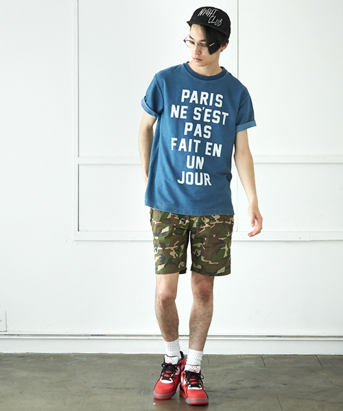 WEGO（ウィゴー）の「WEGO/カモフラショーツ（その他パンツ・メンズ・カーキ/ネイビー・LARGE/MEDIUM）」の5枚目の写真