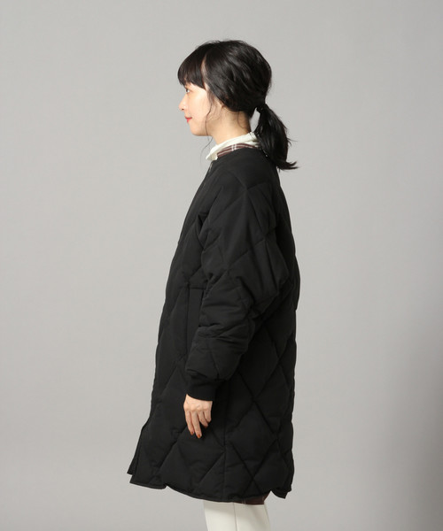 LOWRYS FARM（ローリーズファーム）の「ナカワタキルティングコート 844260（ブルゾン・レディース・ブラック/カーキ/オレンジ・FREE）」の9枚目の写真