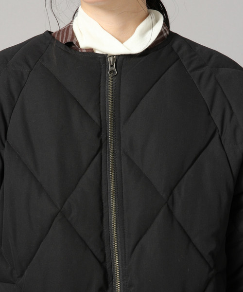 LOWRYS FARM（ローリーズファーム）の「ナカワタキルティングコート 844260（ブルゾン・レディース・ブラック/カーキ/オレンジ・FREE）」の8枚目の写真
