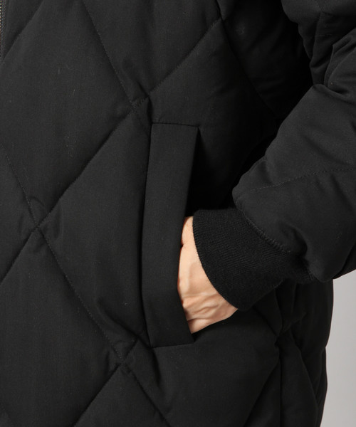 LOWRYS FARM（ローリーズファーム）の「ナカワタキルティングコート 844260（ブルゾン・レディース・ブラック/カーキ/オレンジ・FREE）」の6枚目の写真