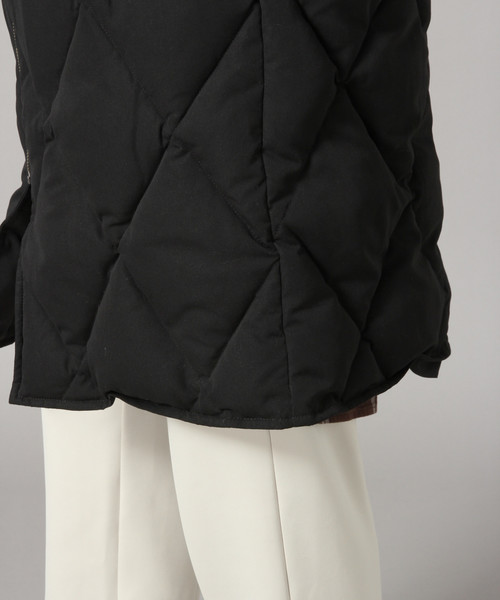 LOWRYS FARM（ローリーズファーム）の「ナカワタキルティングコート 844260（ブルゾン・レディース・ブラック/カーキ/オレンジ・FREE）」の10枚目の写真