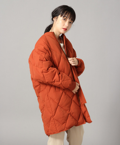 LOWRYS FARM（ローリーズファーム）の「ナカワタキルティングコート 844260（ブルゾン・レディース・ブラック/カーキ/オレンジ・FREE）」の17枚目の写真