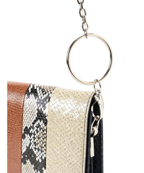 EVRIS（エヴリス）の「パイソンブロッキングスクエアショルダーBAG（ショルダーバッグ・レディース・ブルー/ブラウン・FREE）」の11枚目の写真